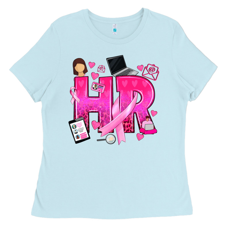Breast Cancer Hr Human Resources Ladies Tee by texasbilliewilder | Teevron