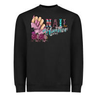 Black nail hustler Heavyweight Sweatshirt - SublimationCraftShop