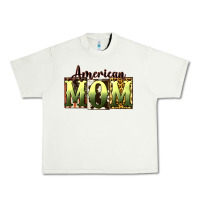 Pistachio American Mom Mother's Day Urban Heavy Tee - CowGirlArtShop