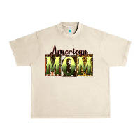 Sandshell American Mom Mother's Day Urban Heavy Tee - CowGirlArtShop