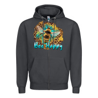 Smoke bee happy Zipper Hoodie - Artiststas