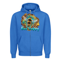 True Royal bee happy Zipper Hoodie - Artiststas