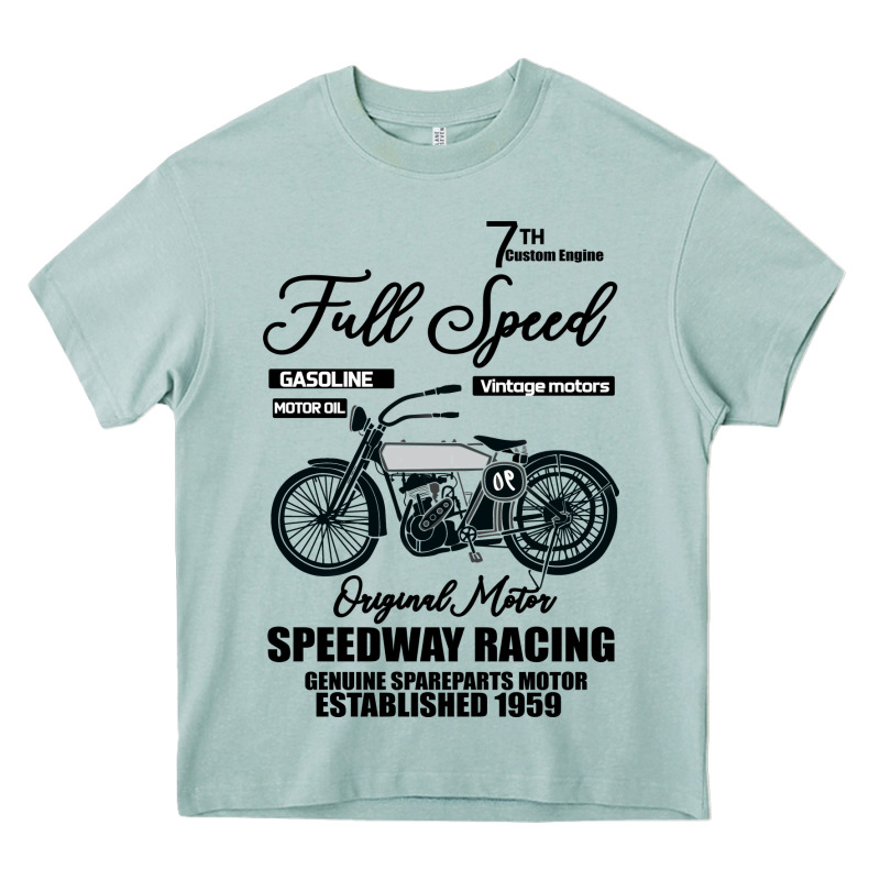 Speedway Racing Full Speed Pin Heavy Core Tee by Bettercallsaul | Teevron