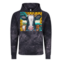 Cloud Black Cows Gemstone Sunflowers Tumbler Vintage Hoodie - CowCowDesign