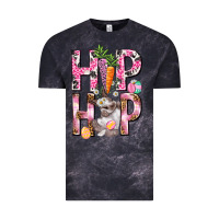 Cloud Black Hip hop Easter Girl Easter Day Vintage Tee - HowdyJamesFarm