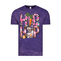 Cloud Purple Hip hop Easter Girl Easter Day Vintage Tee - HowdyJamesFarm
