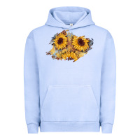 Pigment Grape Ice sunflower glitter leather patch Urban Hoodie - AdoDesignShop