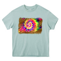 Arona leopard, tie die backgraund Heavy Core Tee - JahusDesignShop