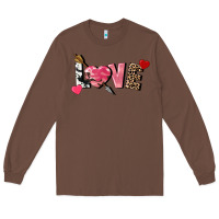 Chestnut Love Valentine's Day Long Sleeve Tee - FaDigitalArtStudio