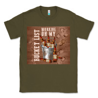 Army Green working on my bucket list Classic Tee - TumblerDesignByShophia
