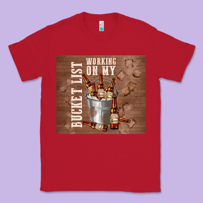 Working On My Bucket List Classic Tee Designed By Tumblerdesignbyshophia