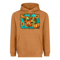 Meerkat fall pumpkins and sunflowers heart Heavyweight Hoodie - BarkalooDesign
