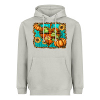 Moon Dust fall pumpkins and sunflowers heart Heavyweight Hoodie - BarkalooDesign
