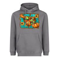 Storm fall pumpkins and sunflowers heart Heavyweight Hoodie - BarkalooDesign