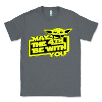 Charcoal Heather may the 4th be with you Classic Tee - longCreatives