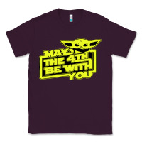 Plum may the 4th be with you Classic Tee - longCreatives