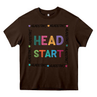 Chocolate Brown Head Start Printable Heavy Core Tee - Bettercallsaul