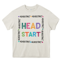 Cream Head Start Printable Heavy Core Tee - Bettercallsaul