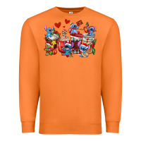 Carrot christmas stitch coffee cups Premium Sweatshirt - AdoDesignShop