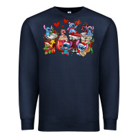 Christmas Stitch Coffee Cups Premium Sweatshirt | Teevron