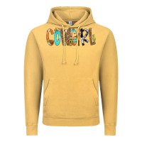 Vintage Mustard Cowgirl Min Vintage Hoodie - CowCowDesign