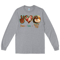 Heather Grey Peace Love Guinea Pigs Long Sleeve Tee - Jasminsmagicworld