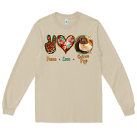 Mushroom Peace Love Guinea Pigs Long Sleeve Tee - Jasminsmagicworld