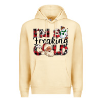 Pina Colada Im So Freaking Cold Premium Hoodie - CowhideDigitalArt