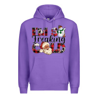Purple Im So Freaking Cold Premium Hoodie - CowhideDigitalArt