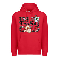Red Im So Freaking Cold Premium Hoodie - CowhideDigitalArt