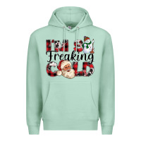 Seafoam Im So Freaking Cold Premium Hoodie - CowhideDigitalArt