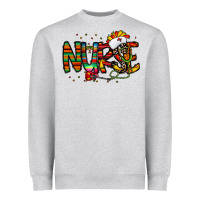 Heather Grey nurse taco mexico Heavyweight Sweatshirt - CowhideDigitalArt