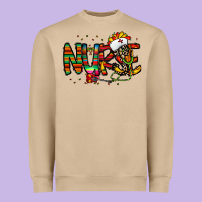 Nurse Taco Mexico Heavyweight Sweatshirt Designed By Cowhidedigitalart