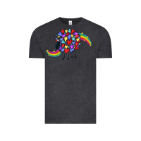 Vintage Black Rainbow sheep Vintage Tee - CowGirlArtShop
