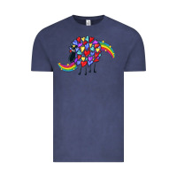 Vintage Denim Rainbow sheep Vintage Tee - CowGirlArtShop