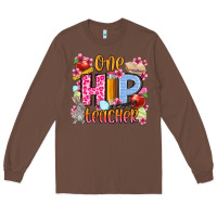 Chestnut Easter Day One hip Teacher Long Sleeve Tee - OliviaCreatesArt
