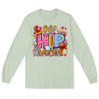 Matcha Easter Day One hip Teacher Long Sleeve Tee - OliviaCreatesArt