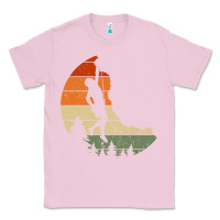 Bubblegum Pink Retro Rock Climbing Vintage Climber Classic Tee - longCreatives