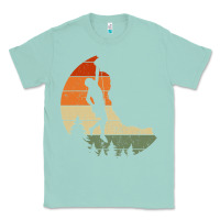 Seafoam Retro Rock Climbing Vintage Climber Classic Tee - longCreatives