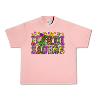 Salmon Mardi Saurus Urban Heavy Tee - HowdyJamesFarm