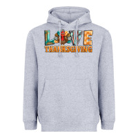 Heather Grey love thanksgiving western turkey Heavyweight Hoodie - BarkalooDesign