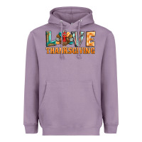 Lavender love thanksgiving western turkey Heavyweight Hoodie - BarkalooDesign