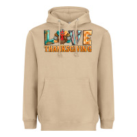 Love Thanksgiving Western Turkey Heavyweight Hoodie | Teevron