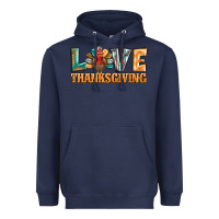Navy love thanksgiving western turkey Heavyweight Hoodie - BarkalooDesign