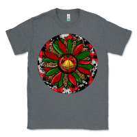 Charcoal Heather Sunflower Christmas Classic Tee - RanaPortraitStore