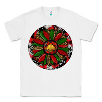 White Sunflower Christmas Classic Tee - RanaPortraitStore