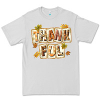Dove Grey Thankful with Plate Premium Tee - texasbilliewilder