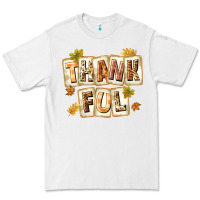 White Thankful with Plate Premium Tee - texasbilliewilder