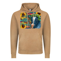 Vintage Camel Cow Serape Just a Little Moody Vintage Hoodie - CowCowDesign