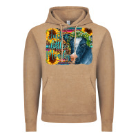 Cow Serape Just A Little Moody Vintage Hoodie | Teevron
